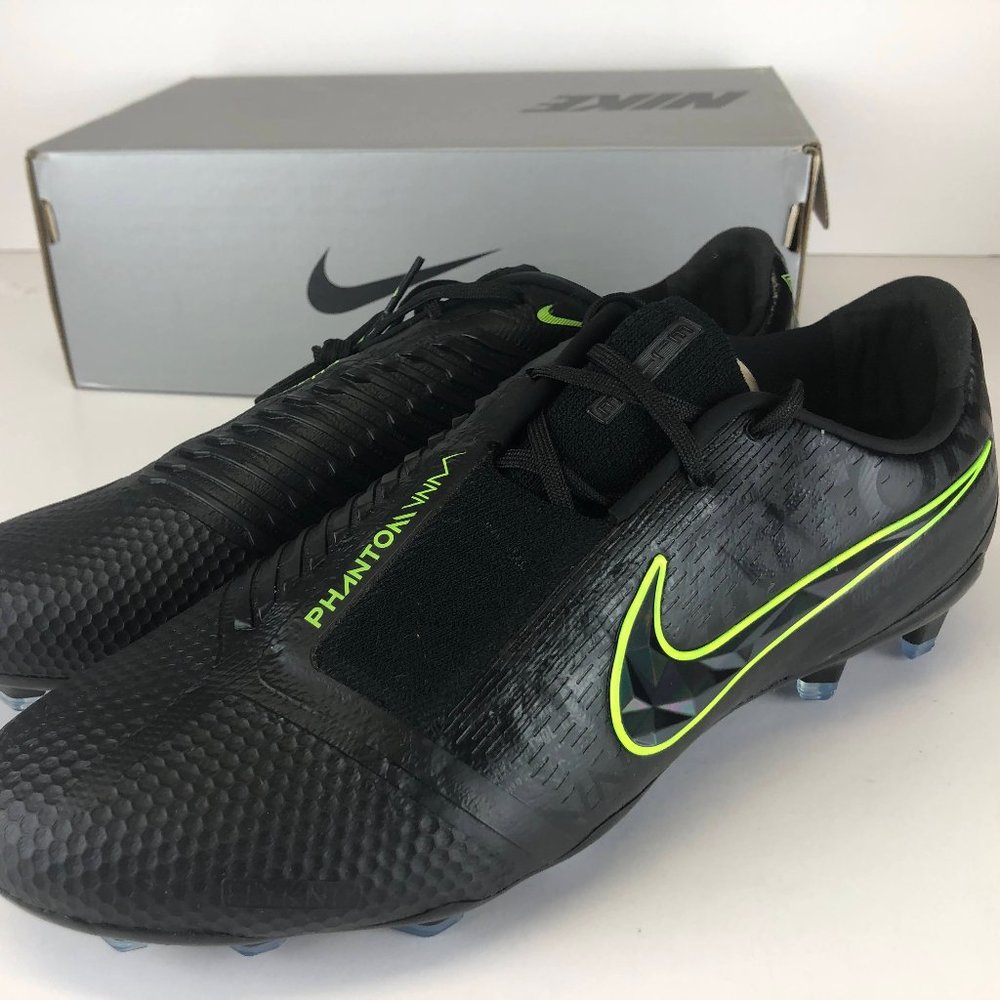 Nike Phantom Venom Elite FG Men's 6 Black Volt AO7540-007 Soccer Cleat $250 NEW
